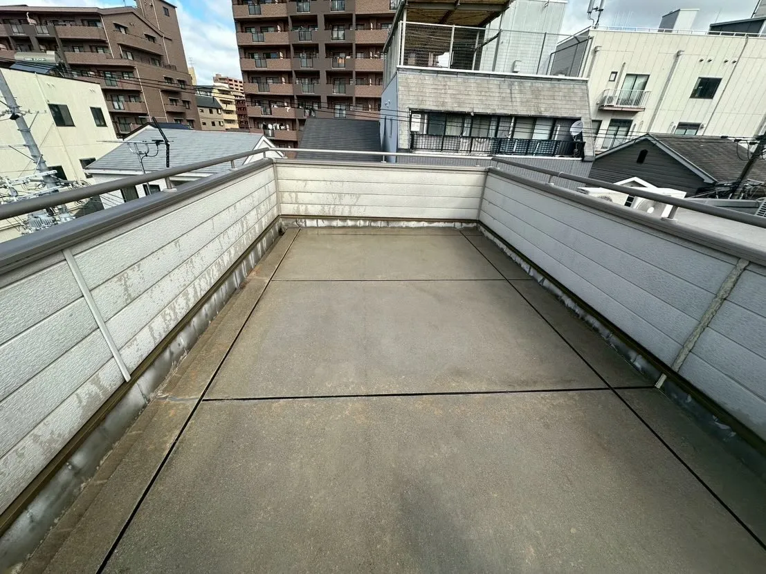 防水工事が無事に完了しました。