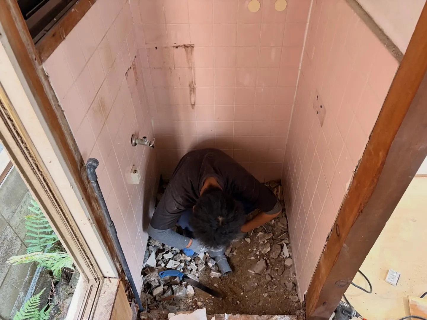 改修工事で新たに生まれ変わったトイレ！以前はタイル張りで、ち...